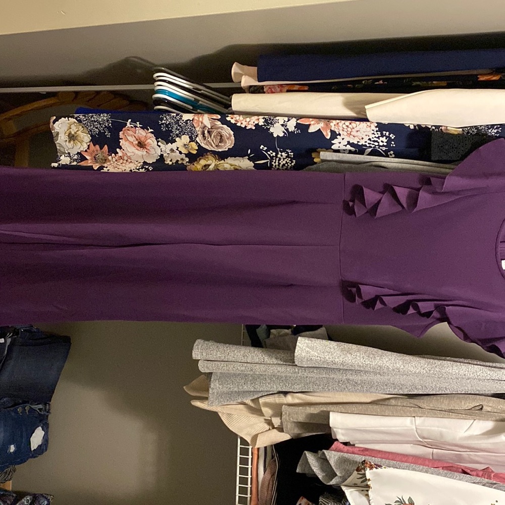 Women’s dark purple jumpsuit